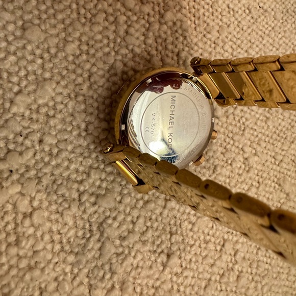 Michael KORS Parker Chronograph Champagne Dial Gold-tone Ladies Watch MK5701 - Picture 6 of 8